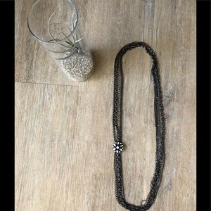 LOFT necklace with beaded burst